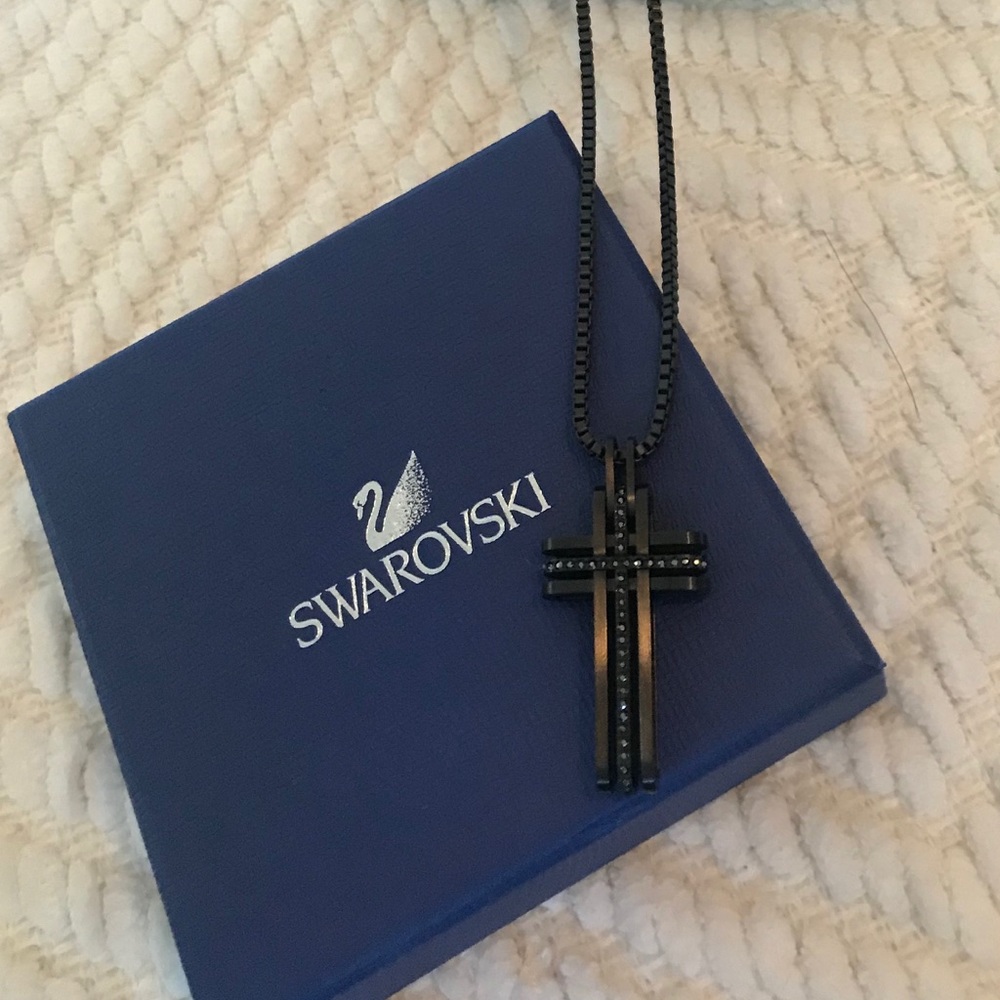 Swarovski Men’s Cross Necklace